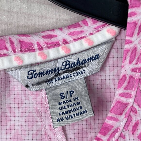 Tommy Bahama Dress Womens S Pink Bahama Coast Lovely Lattice Sleeveless Tank - Picture 5 of 7